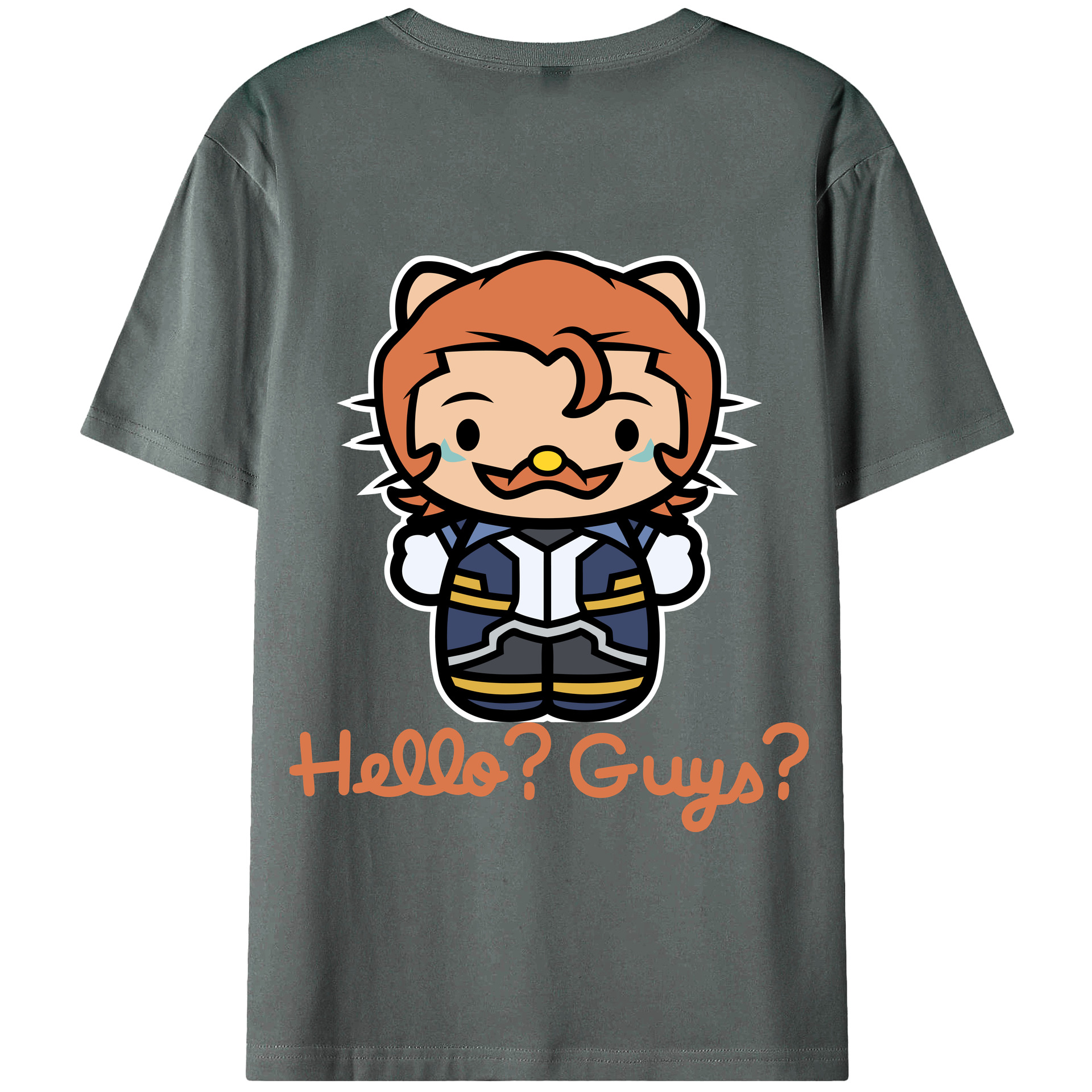 （画像用） Hello Kitty ハローキティ 綿100％半袖Tシャツ（背面プリント）